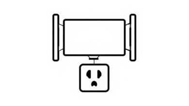 TV Mount Power Outlet Installation