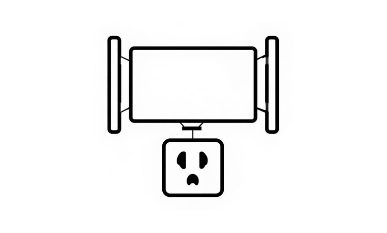 TV Mount Power Outlet Installation